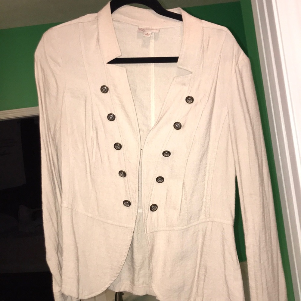 Beige jacket